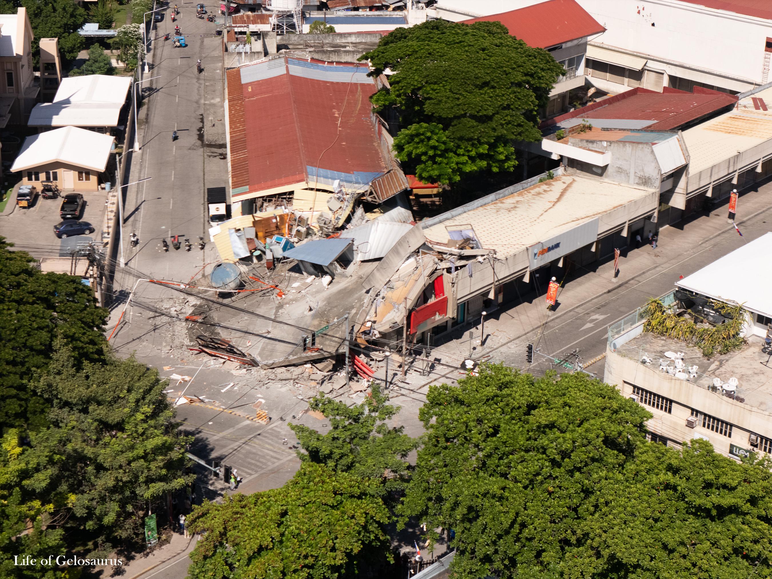 Earthquake aftermath in General Santos City, photograph 1 of 13